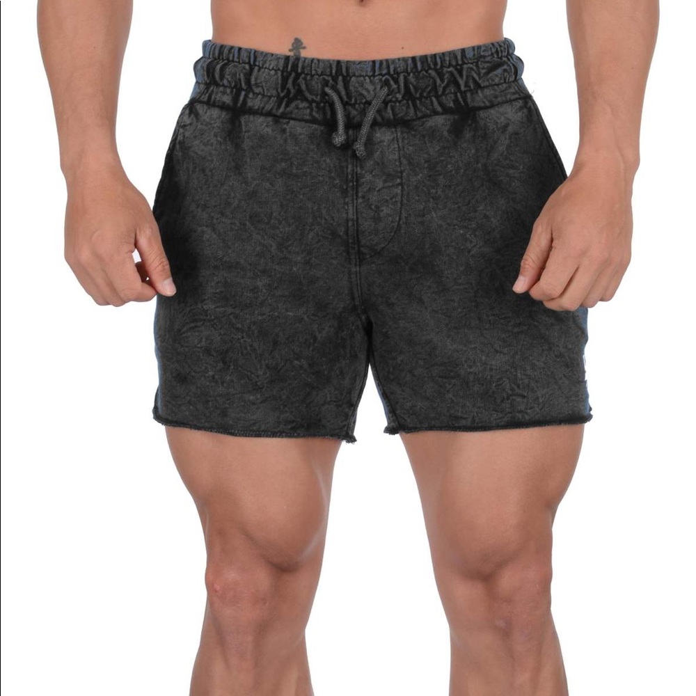Men’s Small YoungLA French Terry Short Black Wash